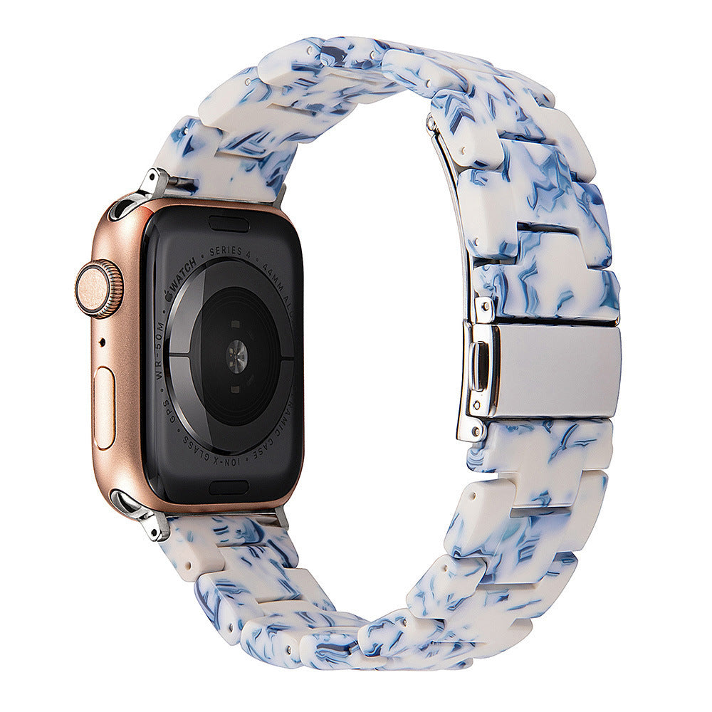 Ceramic resin watch strap