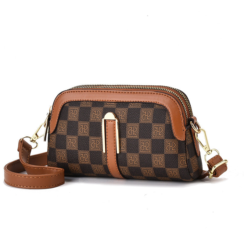 Coin wallet 2024 Korean version of the new fashion printing Joker casual shoulder slung mini bag