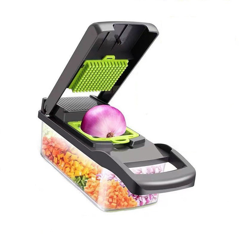 Multi-functional vegetable cutter, dice cutter, grater and slicer, essential for household use
