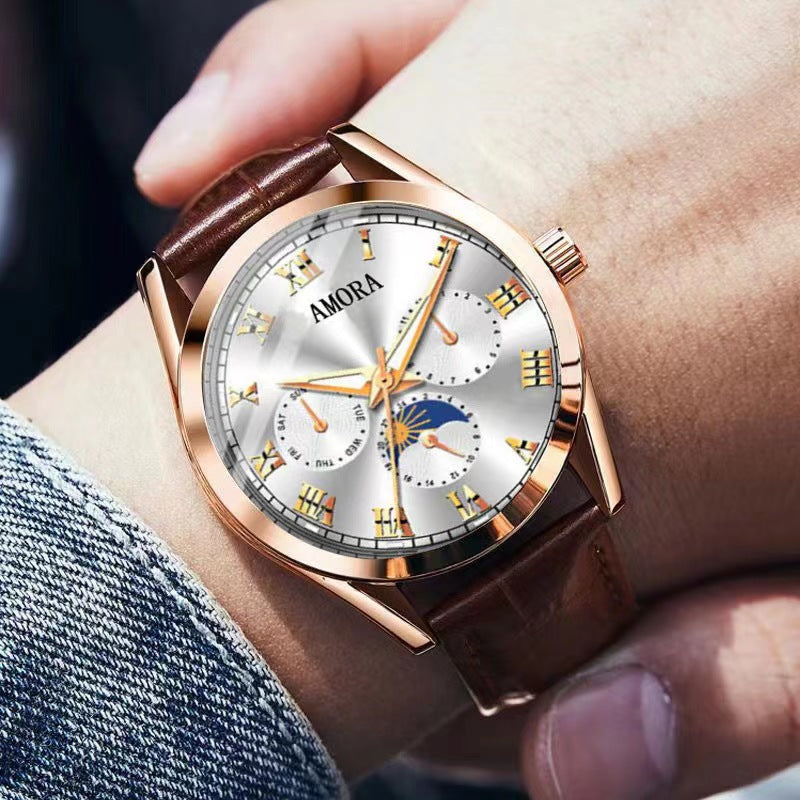 Fully automatic movement luminous waterproof watch