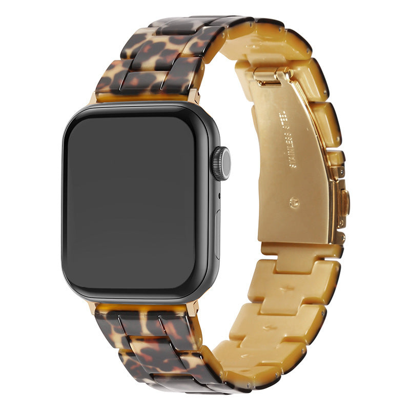 Ceramic resin watch strap