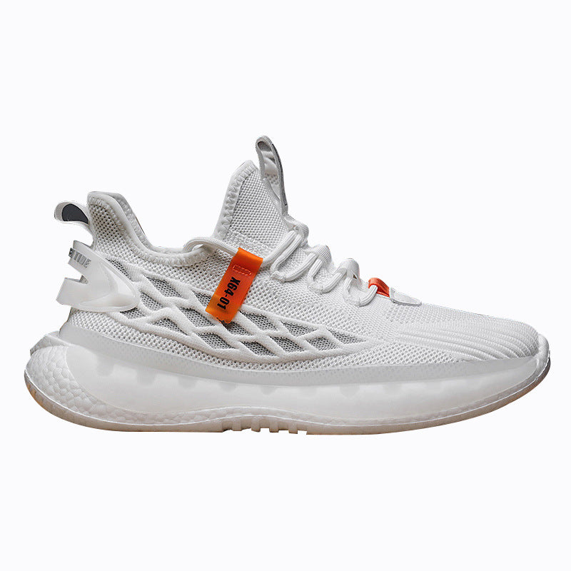 Men's sports shoes are lightweight, breathable, and casual shoes. They are popular among internet celebrities and students. They are trendy with popcorn soles and running shoes