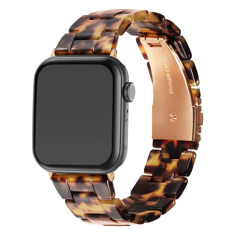 Ceramic resin watch strap
