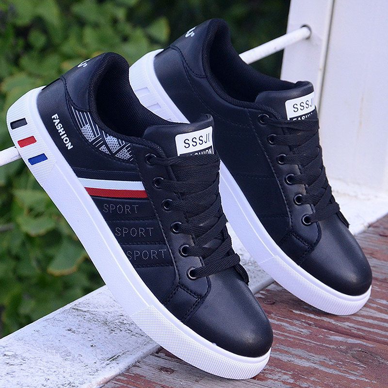 Men's Casual Sneakers White Flat Shoes