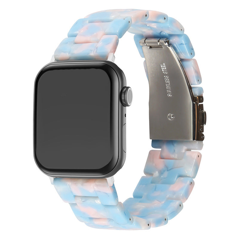 Ceramic resin watch strap