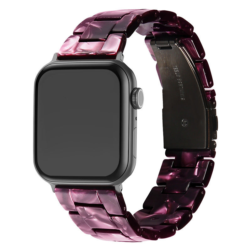 Ceramic resin watch strap