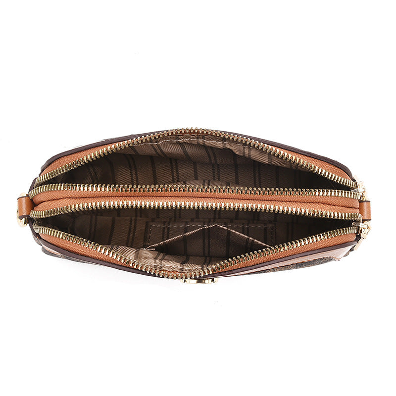 Coin wallet 2024 Korean version of the new fashion printing Joker casual shoulder slung mini bag