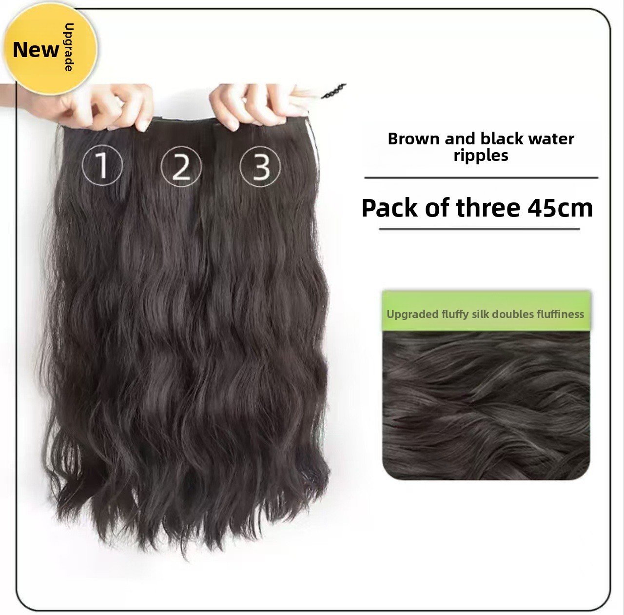 Ladies Hair Extensions - One-Piece & Three-Piece Set