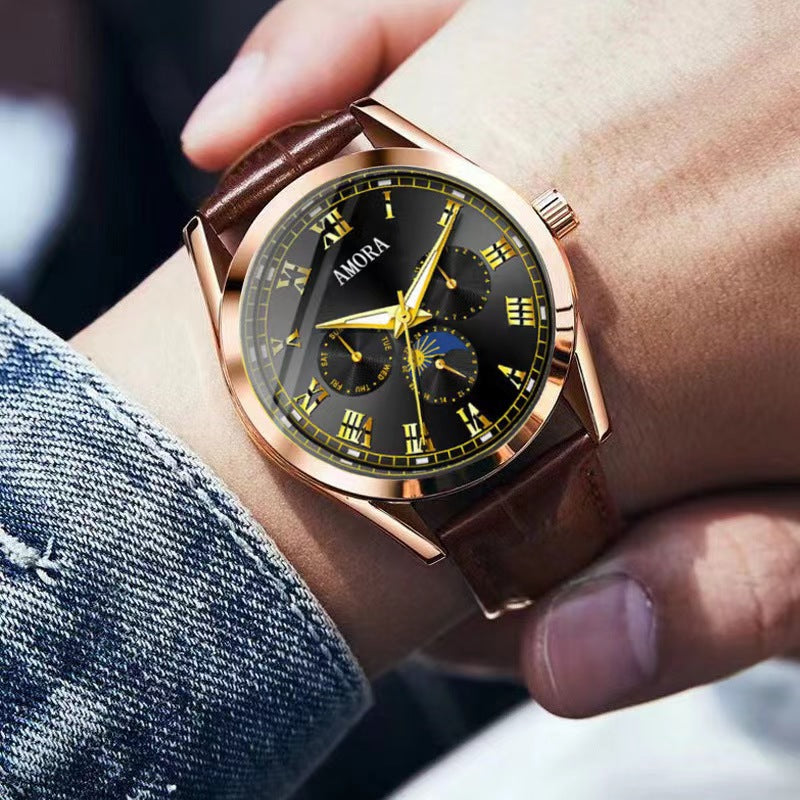 Fully automatic movement luminous waterproof watch