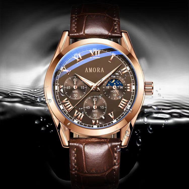 Fully automatic movement luminous waterproof watch