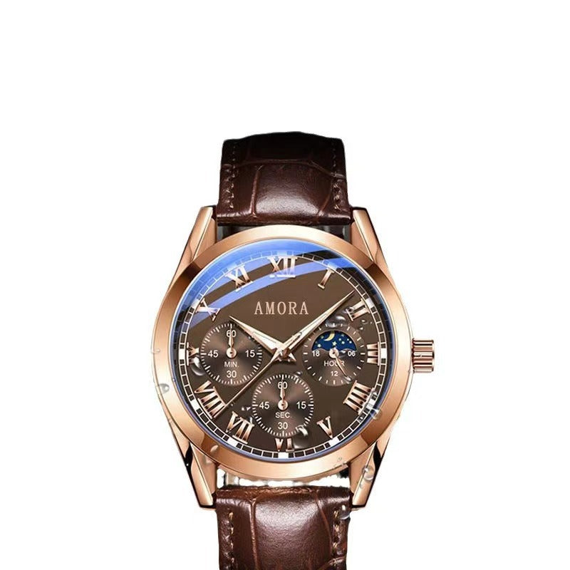 Fully automatic movement luminous waterproof watch