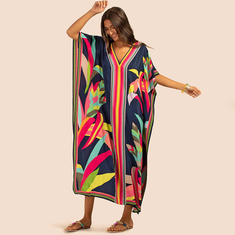 Beach blouses, long robes, vacation dresses and long skirts
