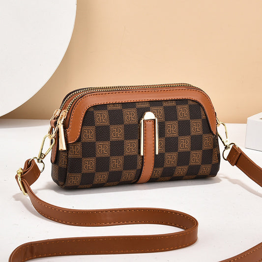 Coin wallet 2024 Korean version of the new fashion printing Joker casual shoulder slung mini bag