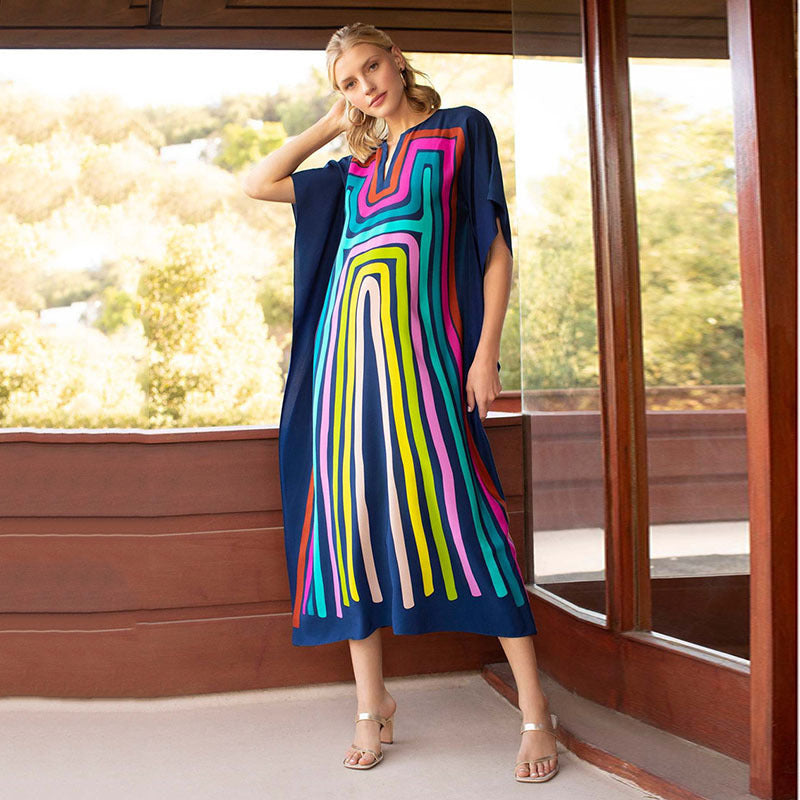 Beach blouses, long robes, vacation dresses and long skirts