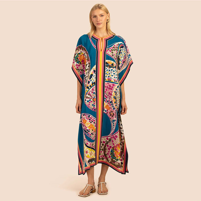 Beach blouses, long robes, vacation dresses and long skirts