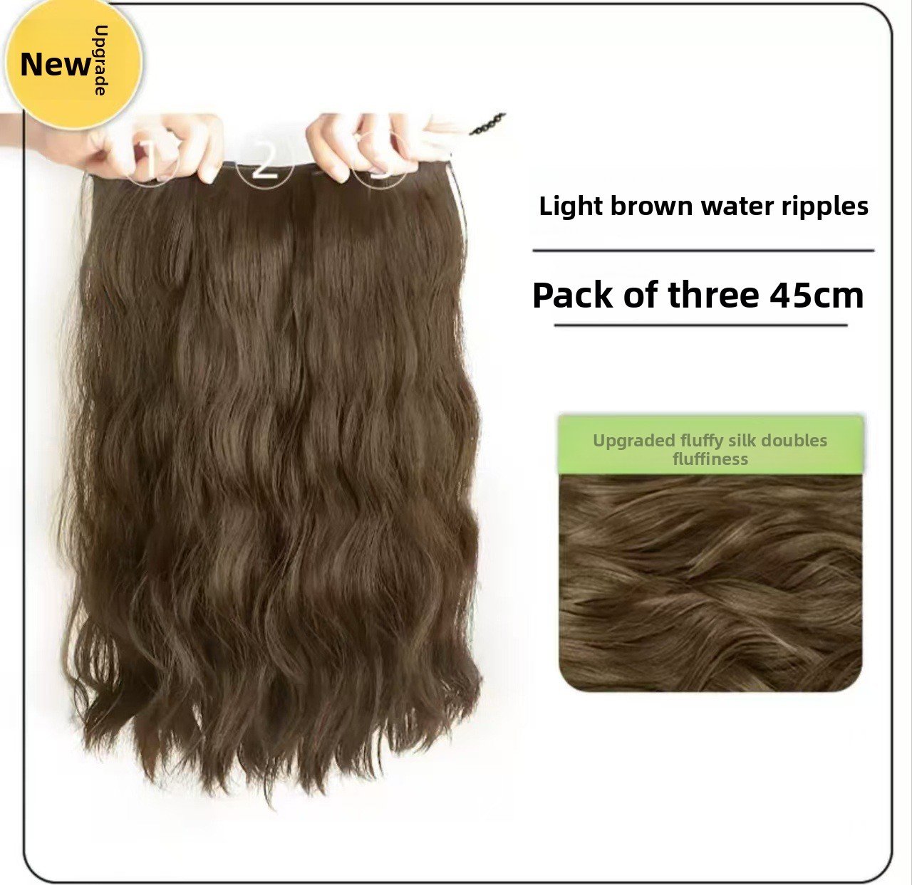 Ladies Hair Extensions - One-Piece & Three-Piece Set