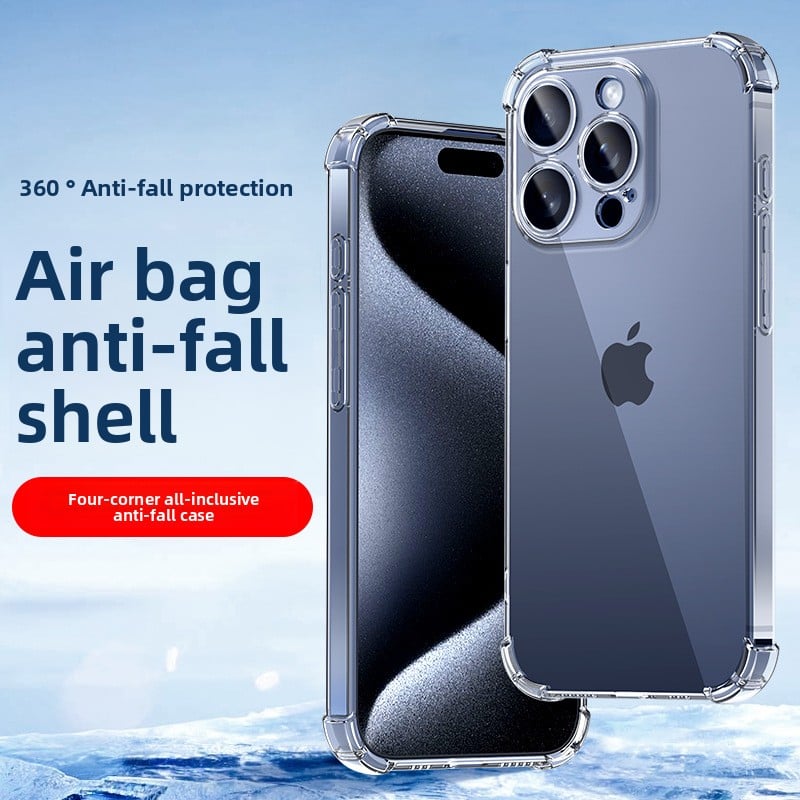 For 13 anti-fall 14Pro Apple 16 15 12 mobile phone case 11 XS Max soft iPhone8 silicone case 7