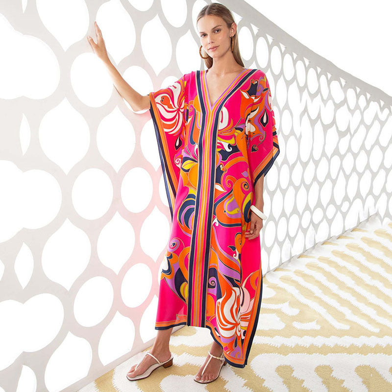 Beach blouses, long robes, vacation dresses and long skirts