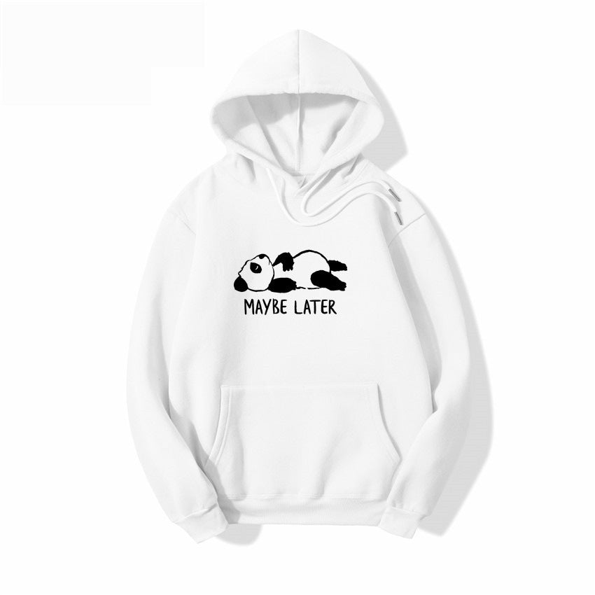 Maybelater Hoodie Hoodie Sweater Letters Sweater Oversized Hoodie Yellow