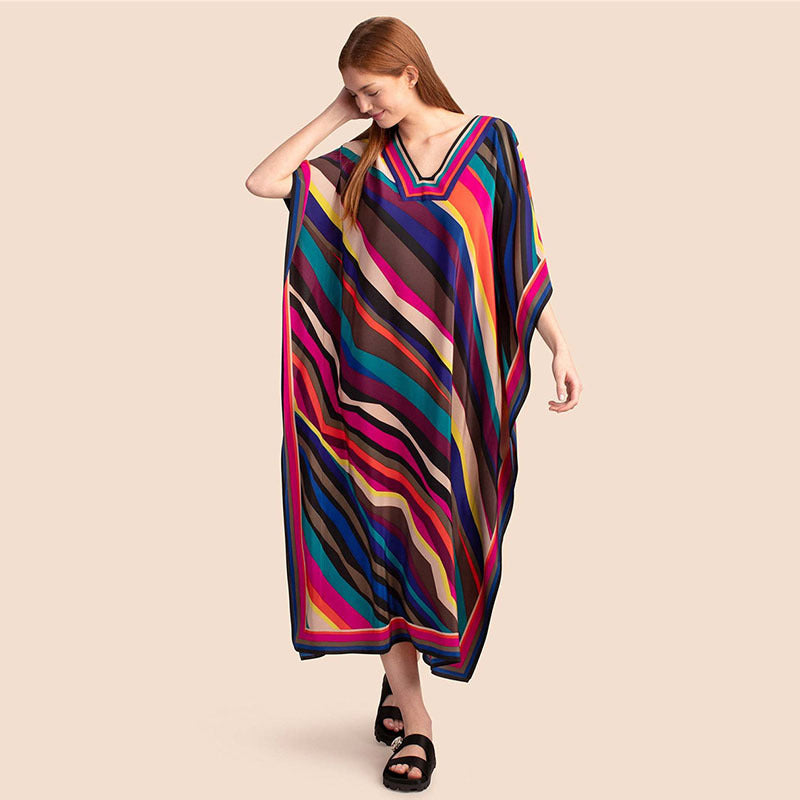 Beach blouses, long robes, vacation dresses and long skirts