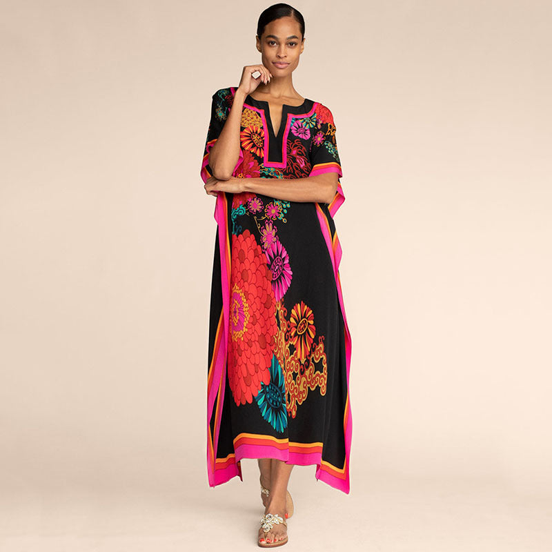 Beach blouses, long robes, vacation dresses and long skirts