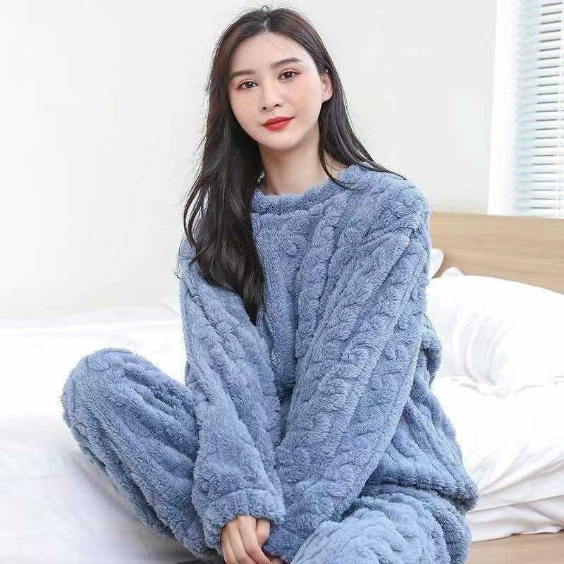 Coral Velvet Pajamas