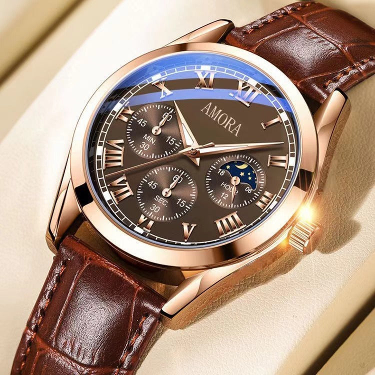 Fully automatic movement luminous waterproof watch